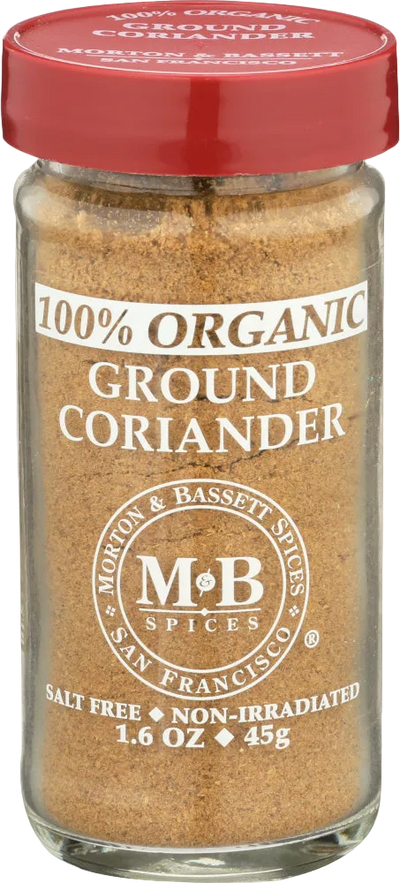 Morton & Bassett Organic Ground Coriander - 1.6 OZ