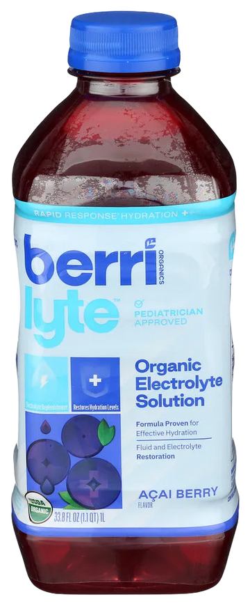 Berri Lyte Organic Açaí Berry Rapid Response Hydration - 33.8 FL OZ