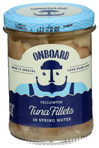 Onboard Yellowfin Tuna Fillets in Spring Water - 6.4 OZ