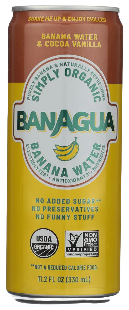 Banagua Organic Banana Water & Cocoa Vanilla - 11.2 FO