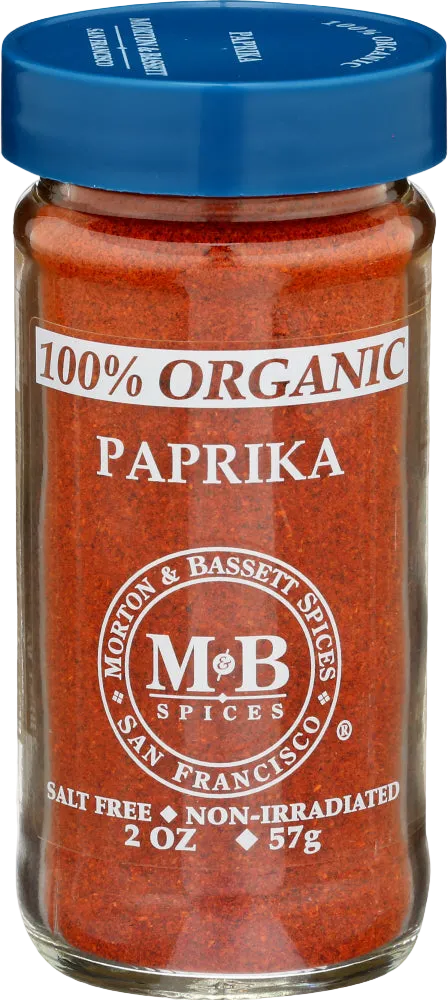 Morton & Bassett Organic Paprika - 2 OZ