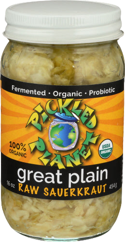 Pickled Planet Great Plain Sauerkraut - 16 OZ