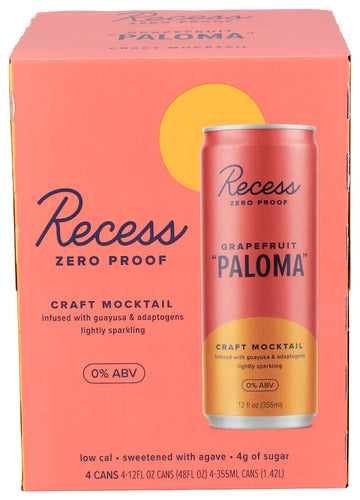 Recess Grapefruit “Paloma” Mocktail - 4 PK