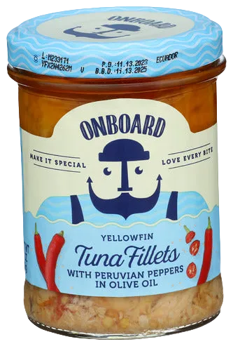 Onboard Yellowfin Tuna Fillets with Peruvian Peppers - 6.4 OZ