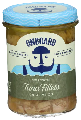 Onboard Yellowfin Tuna Fillets in Olive Oil - 6.4 OZ