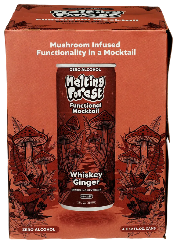 Melting Forest Whiskey Ginger - 4 PK