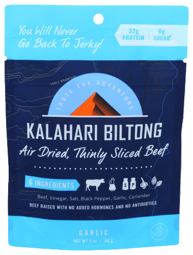 Kalahari Garlic Biltong - 2 OZ