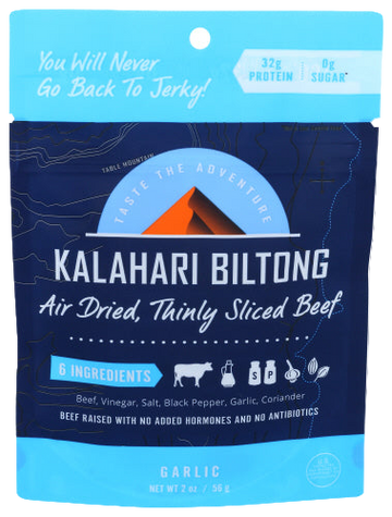 Kalahari Garlic Biltong - 2 OZ