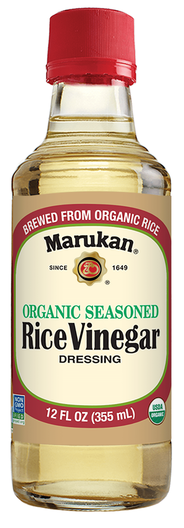 Organic Seasoned Rice Vinegar - 12 FO