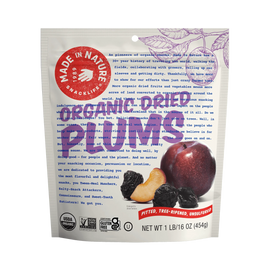 Organic Dried Plums - 6 OZ