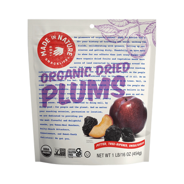 Organic Dried Plums - 6 OZ