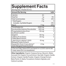 Liposomal NAD+ supplement facts