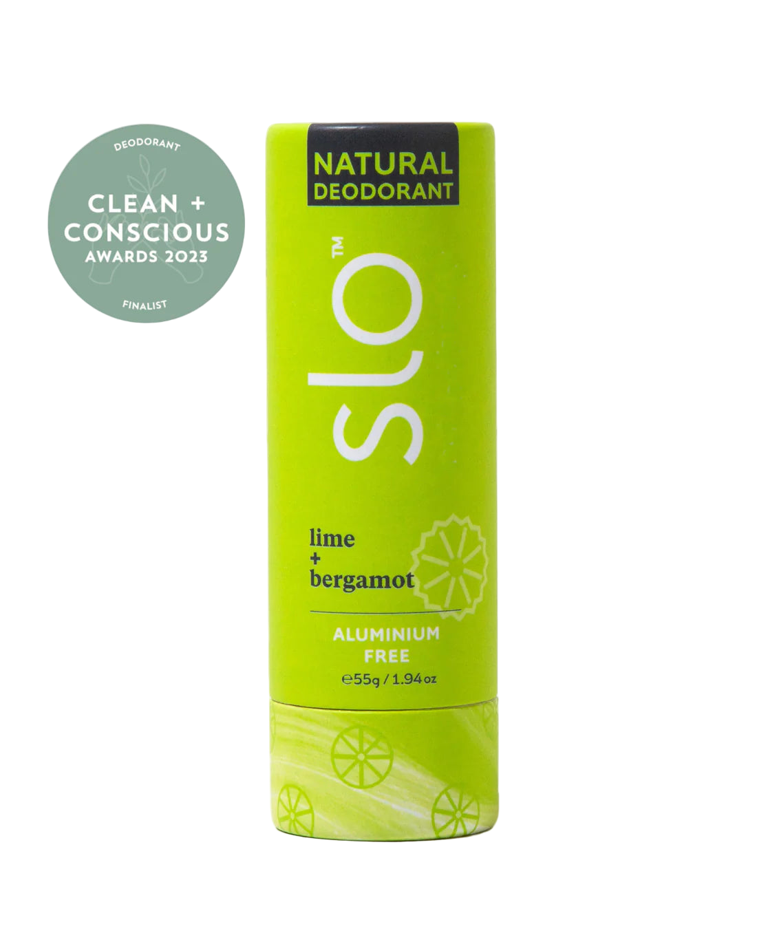 Bergamot + Lime Natural Deodorant - 1.94 OZ