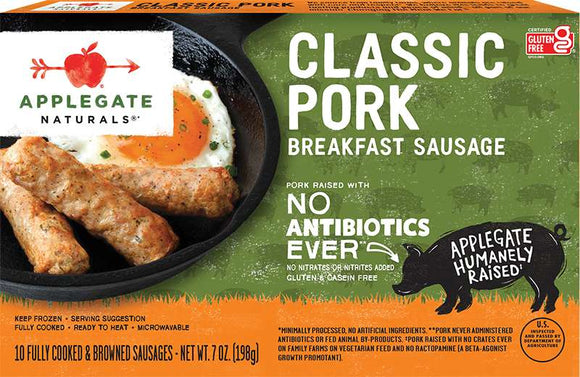 Natural Classic Pork Breakfast Sausage Links Planogram Straight On Front View ?v=1699826714&width=580