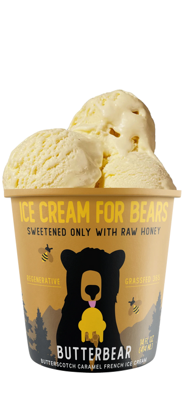 "Butterbear" Butterscotch Caramel Ice Cream - 14 FO