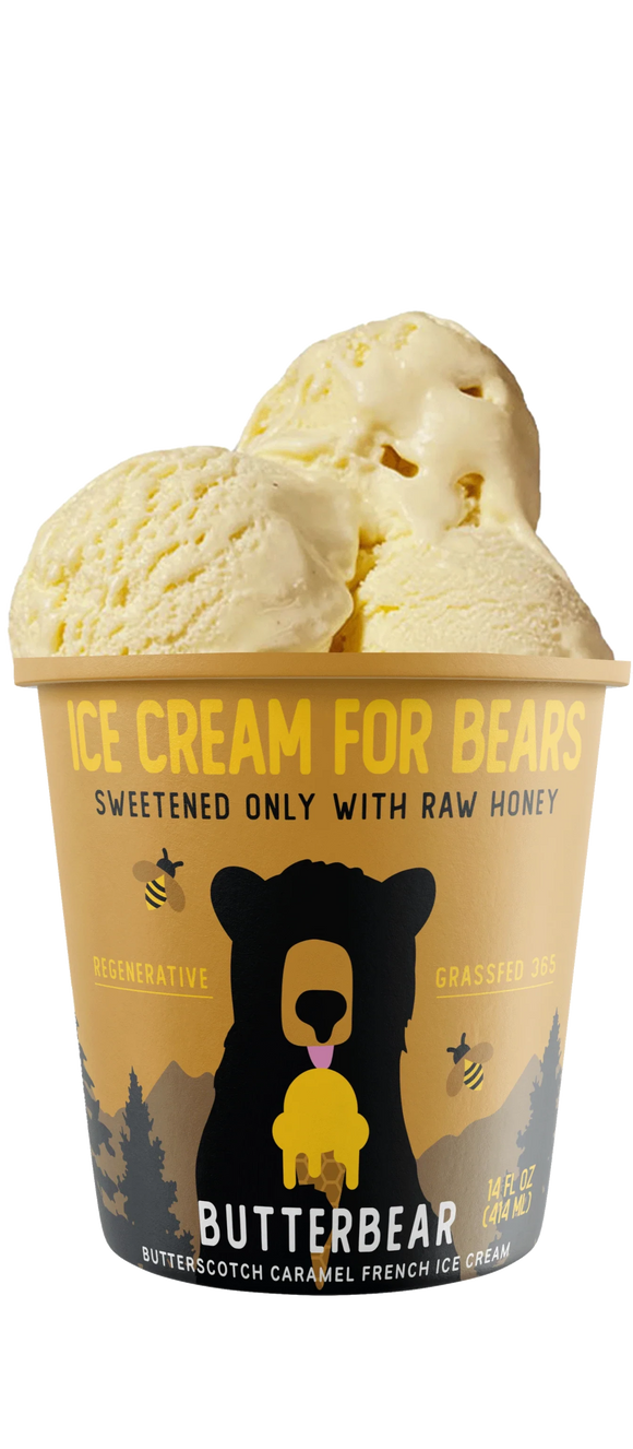 "Butterbear" Butterscotch Caramel Ice Cream - 14 FO
