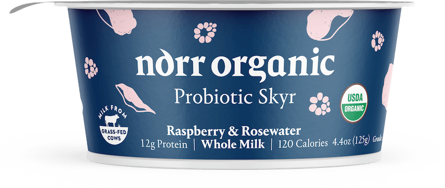 Organic Raspberry & Rosewater Yogurt - 4.4 FO