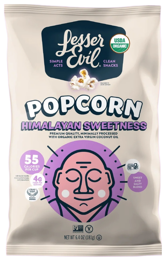 Lesser Evil Himalayan Sweetness Popcorn - 6.4 OZ