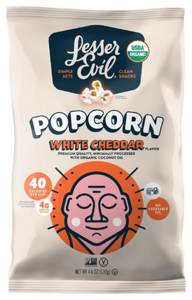 Organic White Cheddar Popcorn - 4.6 OZ