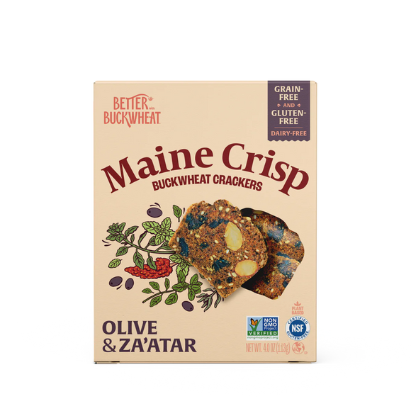 Olive & Za'Atar Buckwheat Crackers - 4 OZ