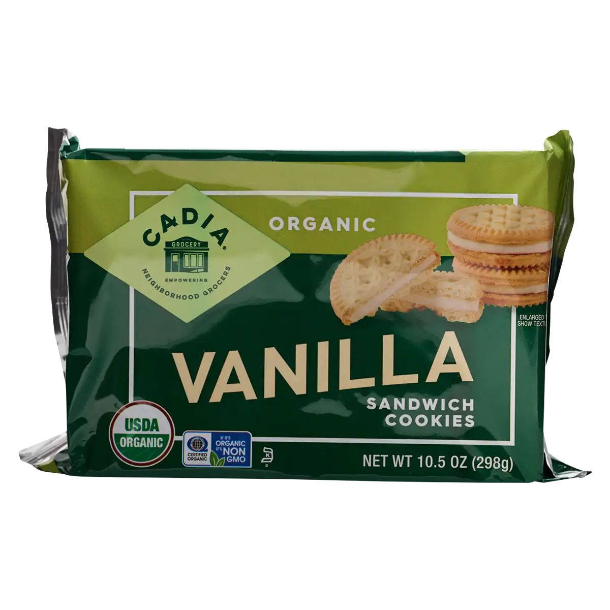 Organic Vanilla Sandwich Cookies - 10.5 OZ