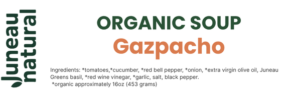 Juneau Natural Organic Gazpacho - 16 OZ