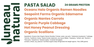 Juneau Natural Pasta Salad #3 - 16 OZ Deli Container