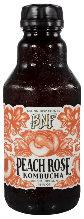 Bnf Peach Rose Kombucha Tea - 16 FO