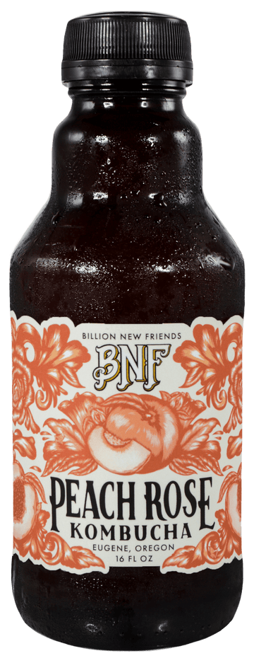 Bnf Peach Rose Kombucha Tea - 16 FO