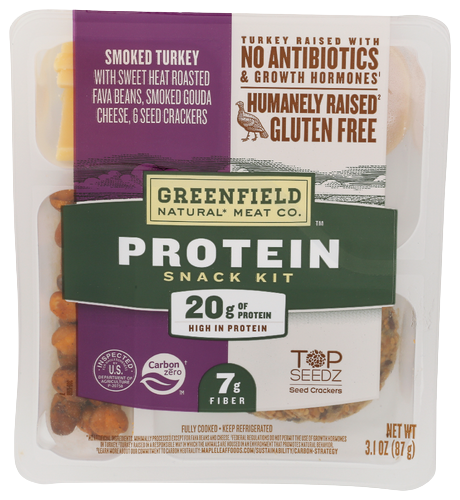 Greenfield Smoked Turkey & Cheese Protein+ Kit - 3.1 OZ