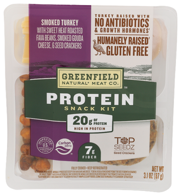 Greenfield Smoked Turkey & Cheese Protein+ Kit - 3.1 OZ