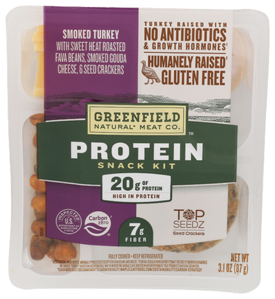 Greenfield Smoked Turkey & Cheese Protein+ Kit - 3.1 OZ