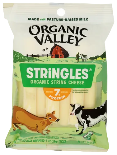 Organic Valley String Cheese - 18 OZ