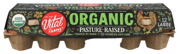 Vital Farms Pasture-Raised Organic Eggs - 1 DZ