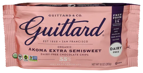 Guittard Organic Semi-Sweet Chocolate Chips 55%Cocoa - 10 OZ