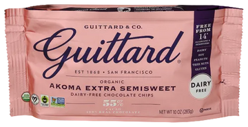Guittard Organic Semi-Sweet Chocolate Chips 55%Cocoa - 10 OZ