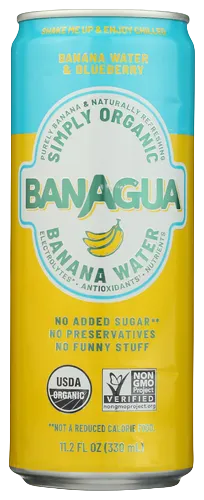 Banagua Organic Banana Water & Blueberry - 11.2 FO