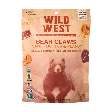 Wild West Peanut Butter & Peanut Bear Claws - 2.7 OZ