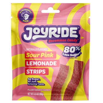 Joyride Sour Pink Lemonade Strips - 3.5 OZ