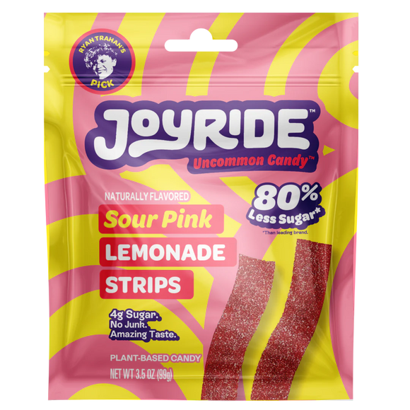 Joyride Sour Pink Lemonade Strips - 3.5 OZ