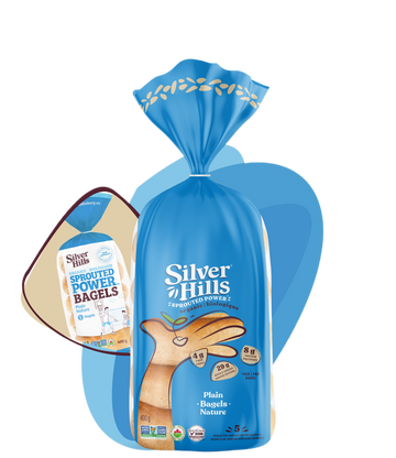 Organic Sprouted Plain Bagels - 14 OZ