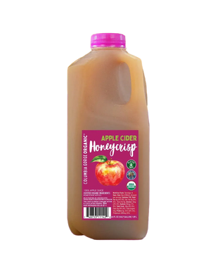 Columbia Gorge Organic Honeycrisp Apple Cider - 1/2 GALLON