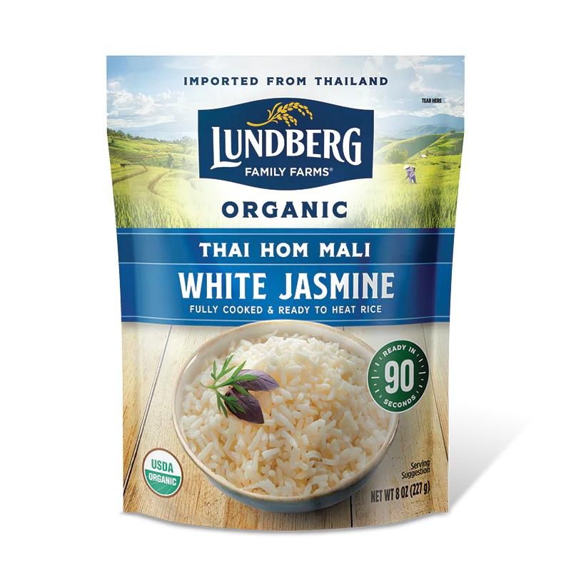 Organic White Jasmine Thai Hom Mali Rice - 8 OZ
