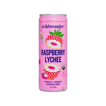 Wildwonder Raspberry Lychee Sparkling Drink - 12 FO