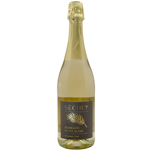 Sechey Non-Alcoholic Sparkling Cuvee Blanc Wine - 750 ML
