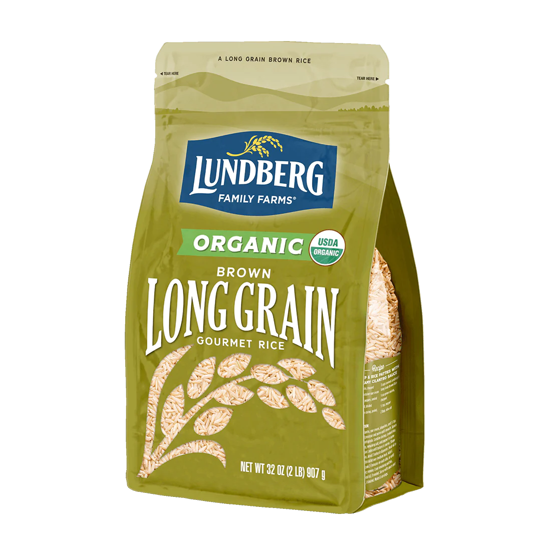 Organic Brown Long Grain Rice - 32 OZ