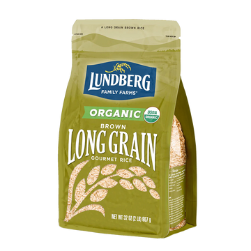 Organic Brown Long Grain Rice - 32 OZ