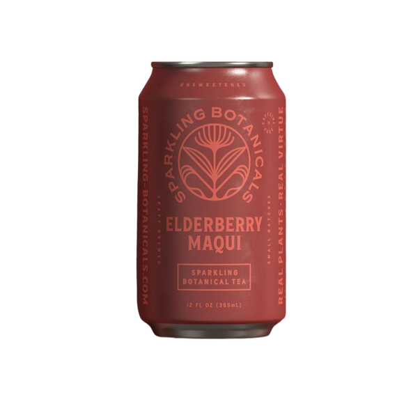 Rishi Elderberry Maqui Sparkling Botanical Tea - 12 FO