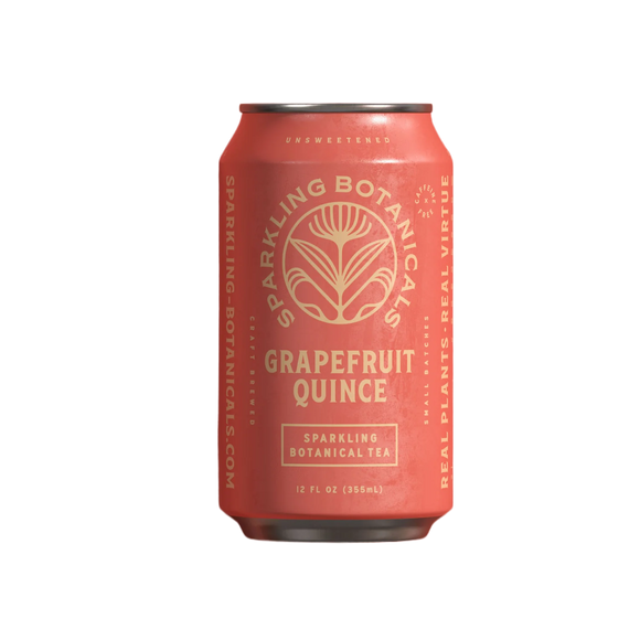 Grapefruit Quince Sparkling Botanical Tea - 12 FO