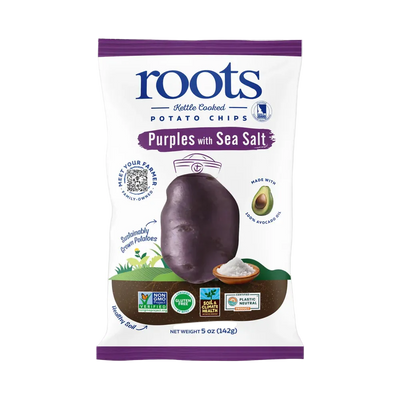 Roots Sea Salt Purple Potato Chips - 5 OZ